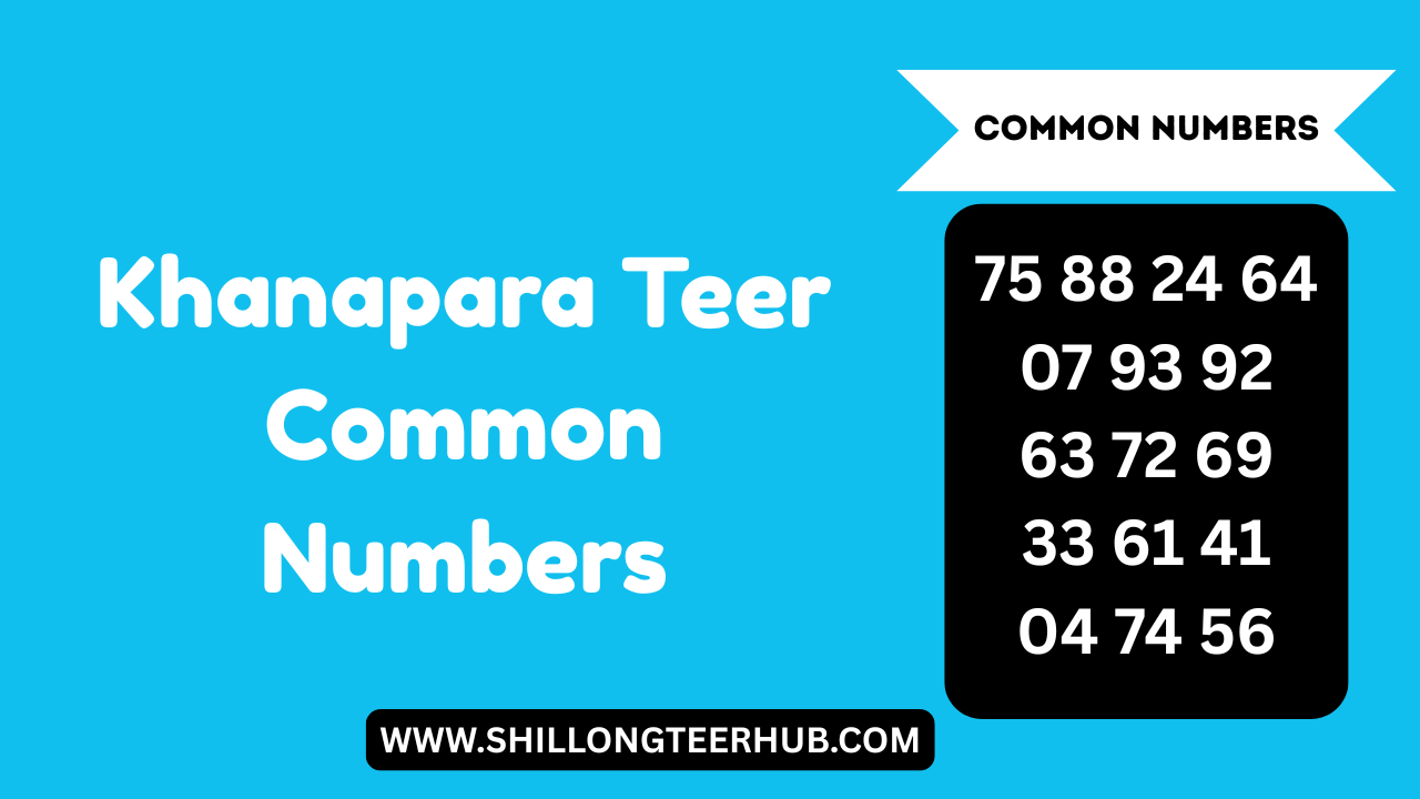 Khanapara Teer Common Numbers